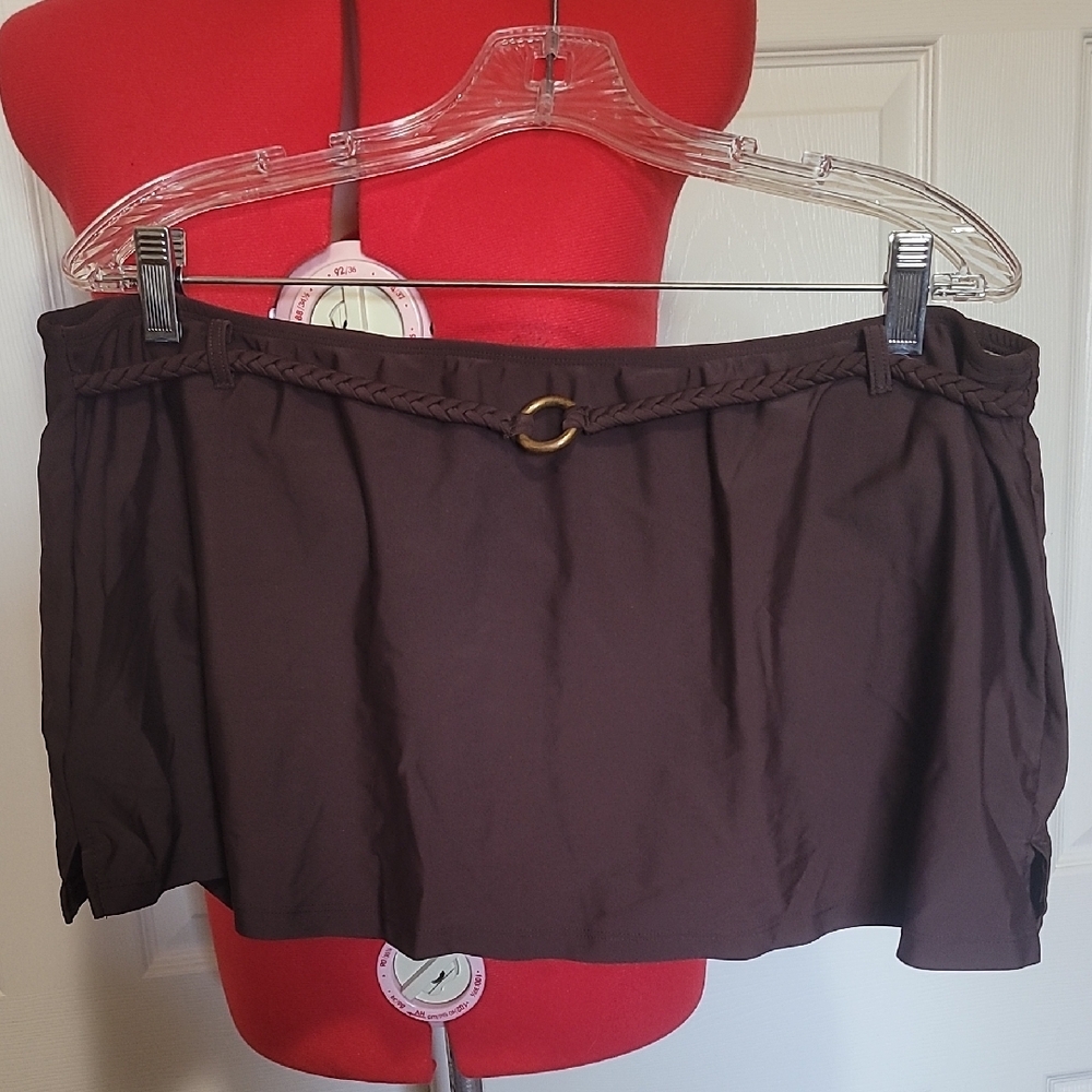 Brown Bikini Skirt